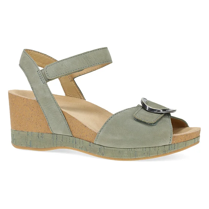 Women's Ankle - Strap Sandals with a Block Heel in Red for a Sophisticated Style Women's Ankle - Strap Sandals with a Block Heel in Red for a Sophisticated Style Child - Friendly Women's Sandals with a Secure Buckle in Purple for Moms on the GoWomens Dansko Stella in Sage