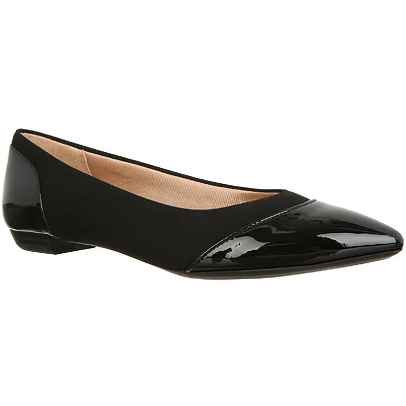 LifeStride Womens Zaria Slip On Round Toe Ballet Flats