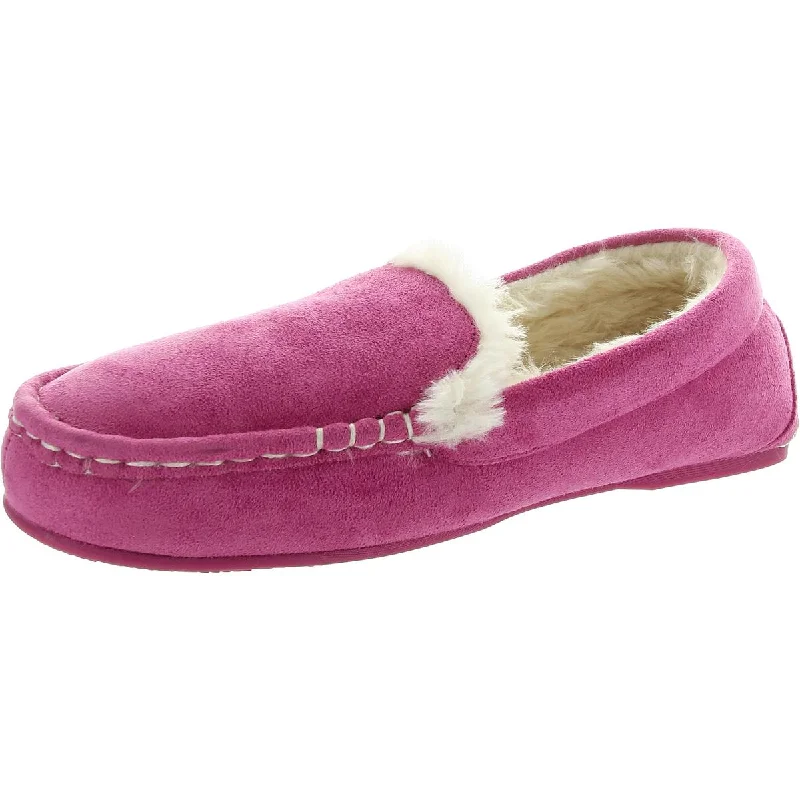 Journee Collection Womens Faux Fur Loafer Slippers