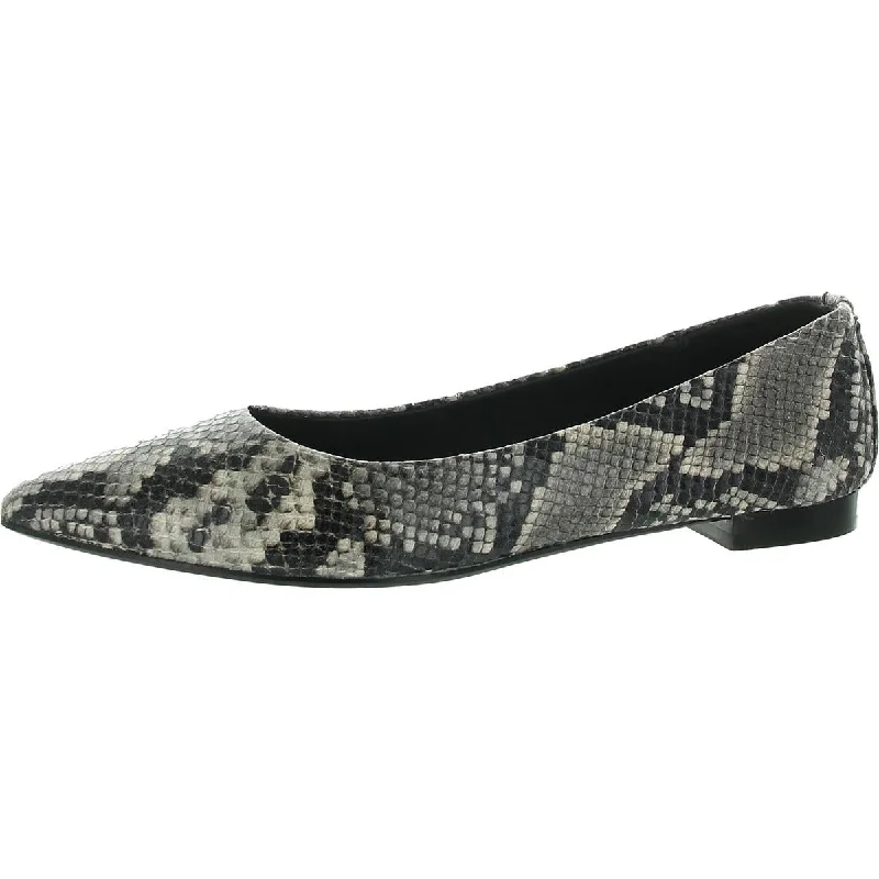 Frye Womens Sienna Snake Print Ballet Flats