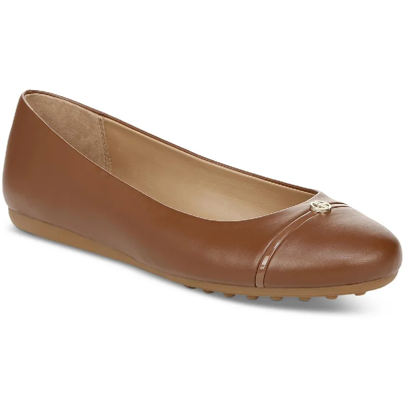 Giani Bernini Womens Faux Leather Slip-On Loafers