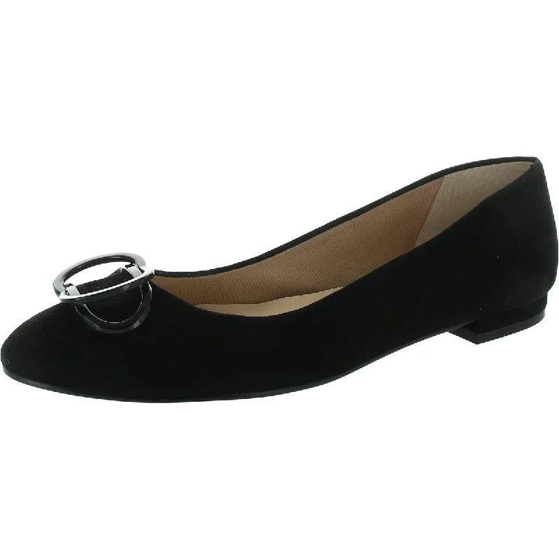FS/NY Womens Embellished Leather Flat Shoes