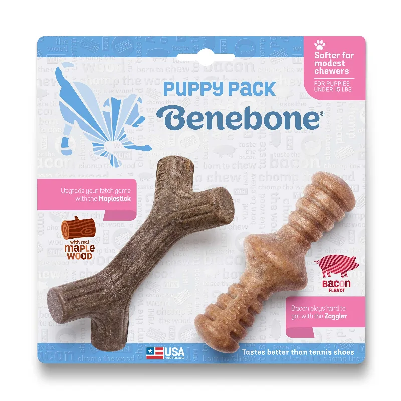 Maplestick/Bacon Zaggler for Puppy- Tiny, 2 pack