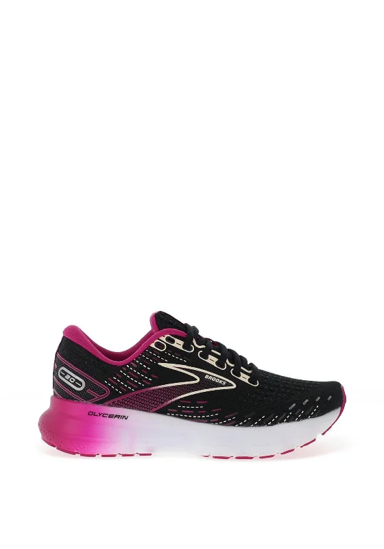 Brooks Ladies Glycerin 20 Running Shoe, Black