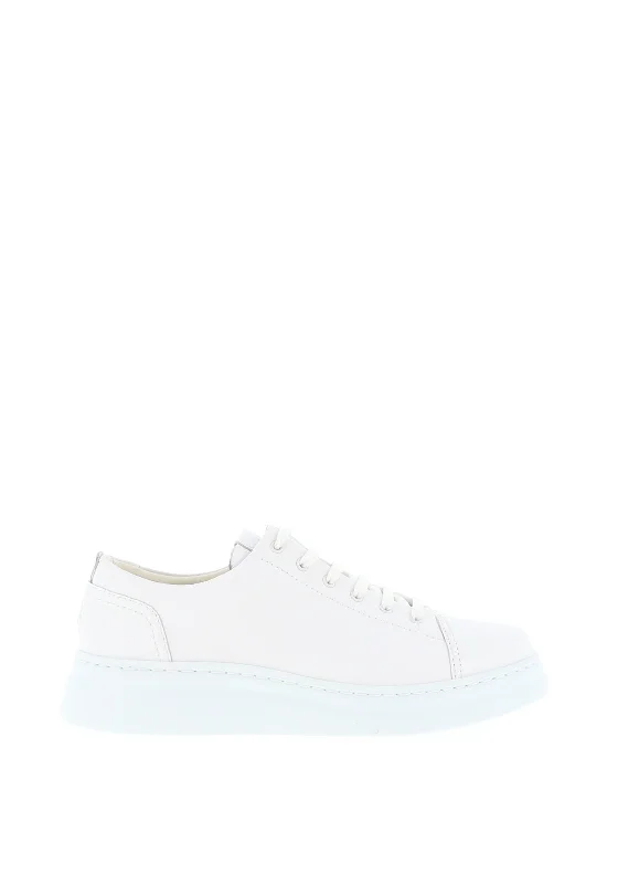 Camper Runner Up Leather Trainers, White