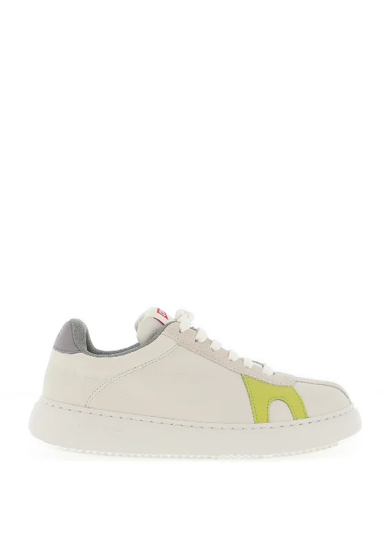 Camper K21 Leather & Suede Trainers, Off White