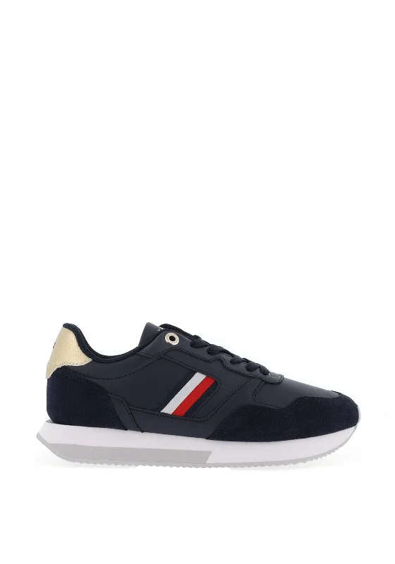 Tommy Hilfiger Global Stripes Lifestyle Trainer, Navy