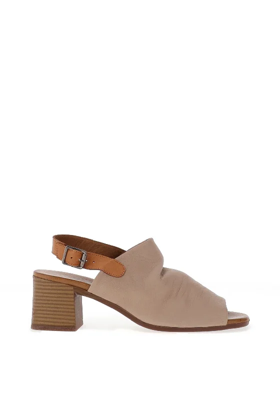 Lunar Lazy Dogz Jenkins Block Heel Mule Sandals, Taupe