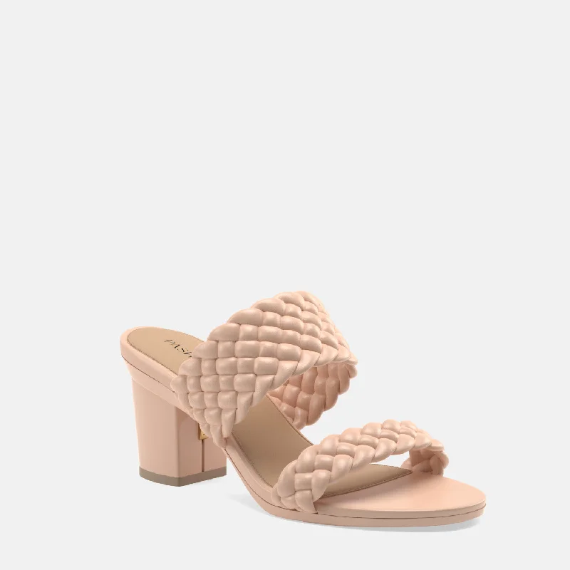 The Slide - Sand Braid + Block Heel Kit 3 Sand - FINAL SALE