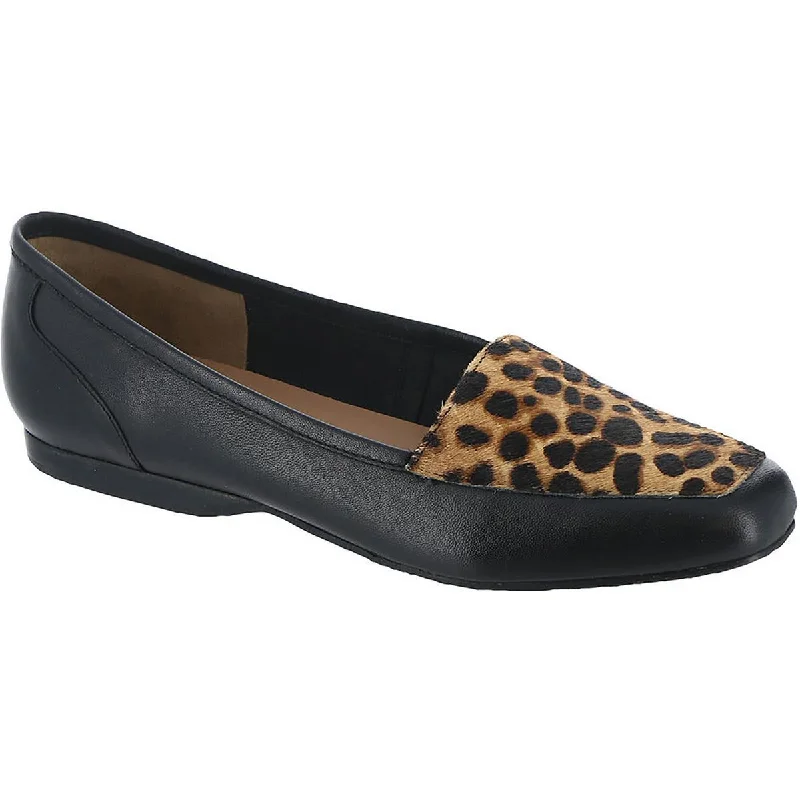 Array Womens Freedom Leather Leopard Print Loafers