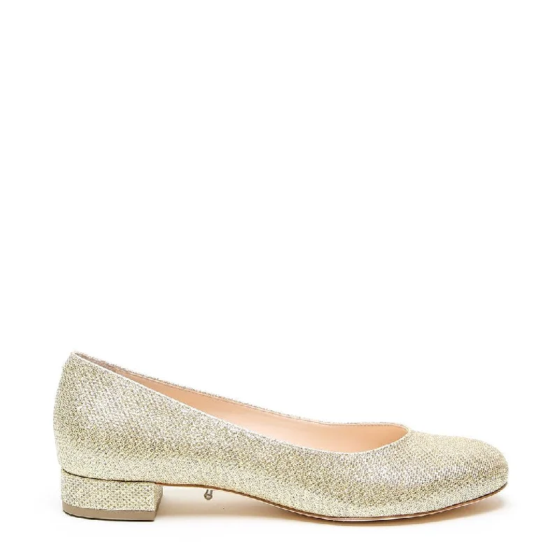 Gold Glitter Ballet Flat