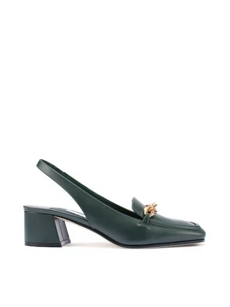 Diamond Tilda Sling Back 45 in green