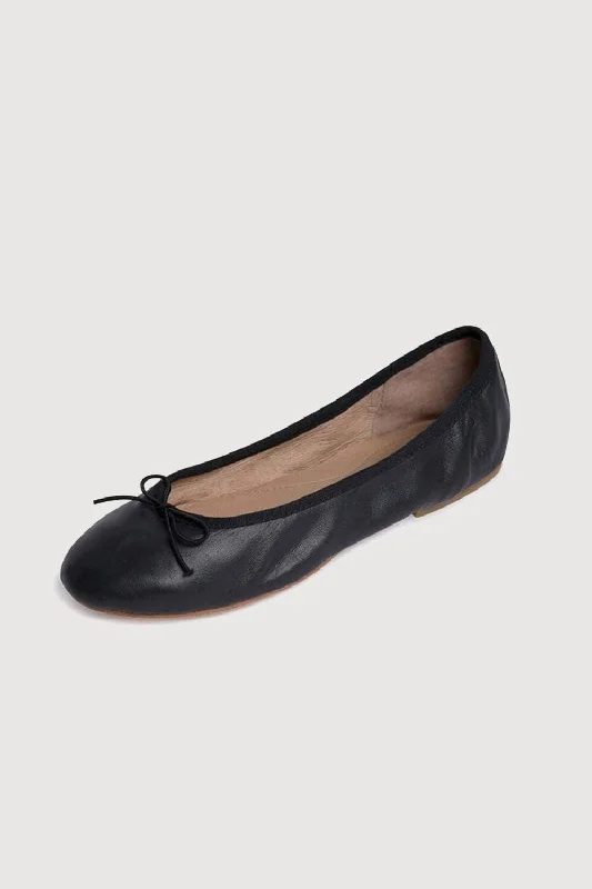 S0279L - Bloch Leather Fashion Ballet Pump Womens Flat