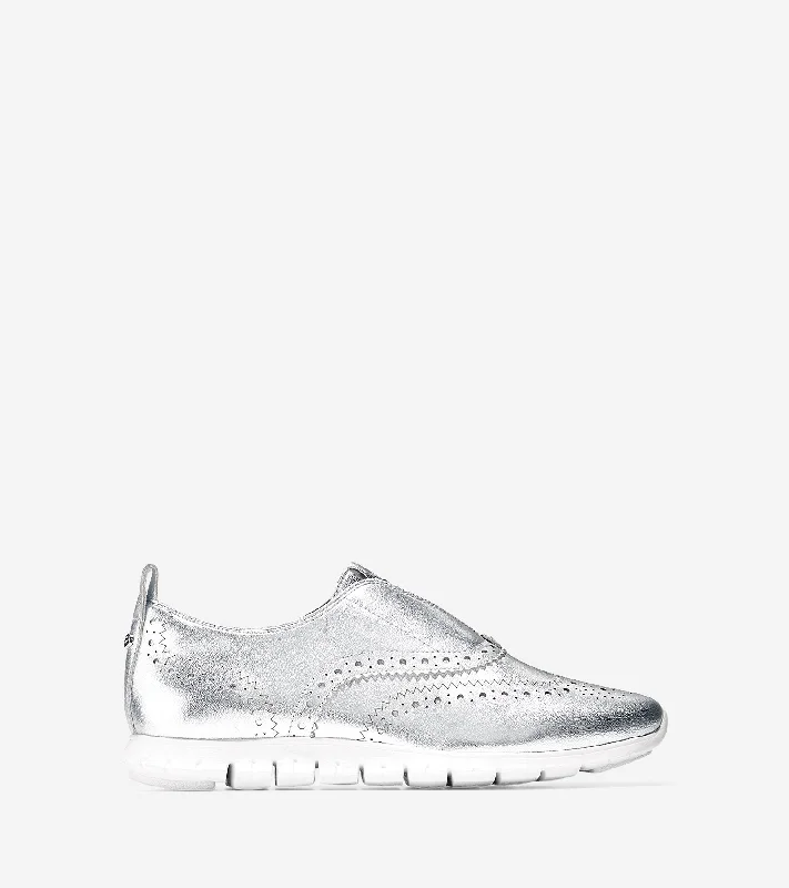 Women's ZERØGRAND Slip On Wingtip