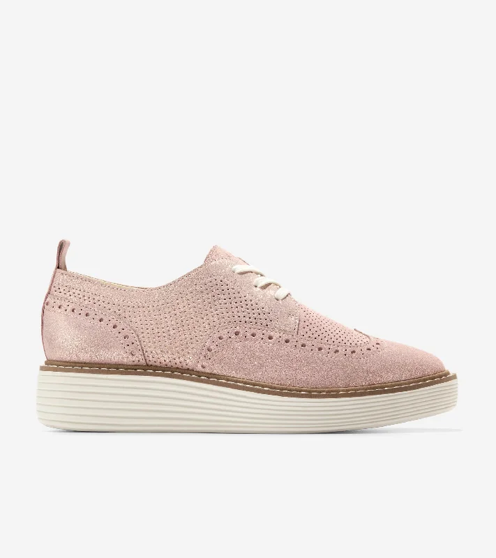 Women's ØriginalGrand Platform Wingtip Oxfords