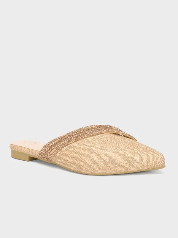 Women "MACARIA" Pointed Slide-in Slippers