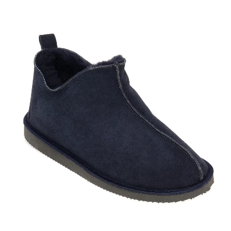 Alpin Sheepskin Slippers - Midnight Navy