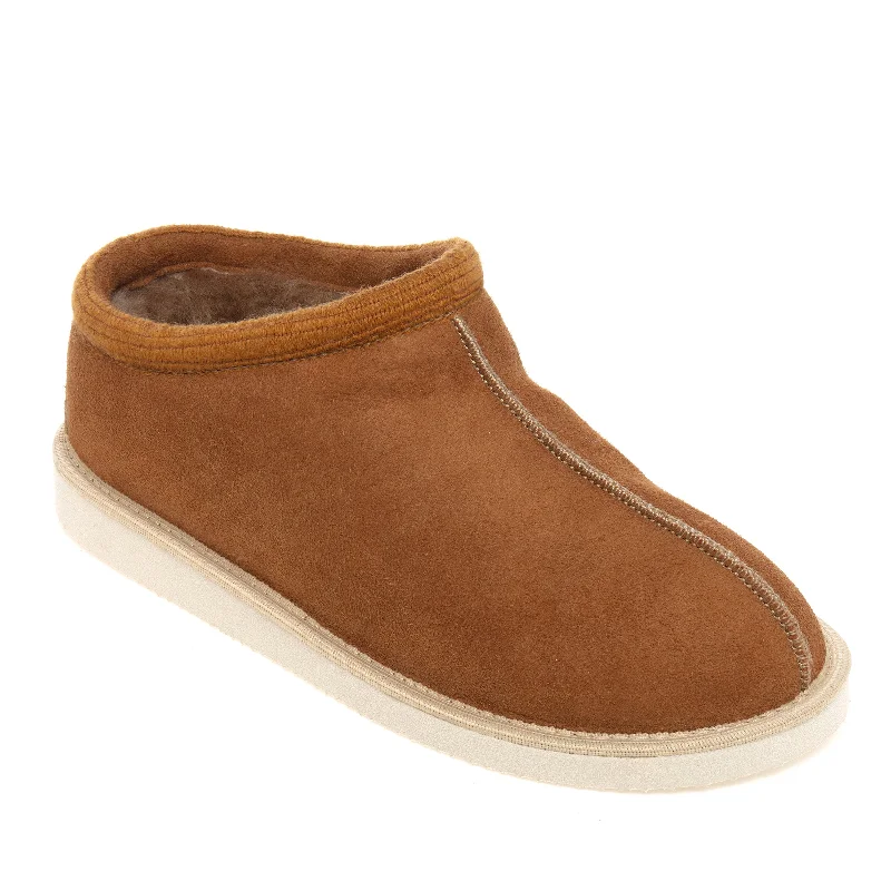 Mhor Sheepskin Slippers - Chestnut