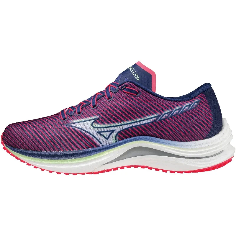 Mizuno Wave Rebellion Womens Running Shoes - Pink