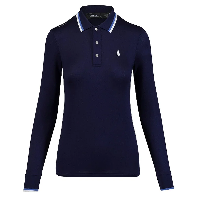 Ralph Lauren Longsleeve Tour Pique Val Golf Polo (Tailored Fit) 2024 Women