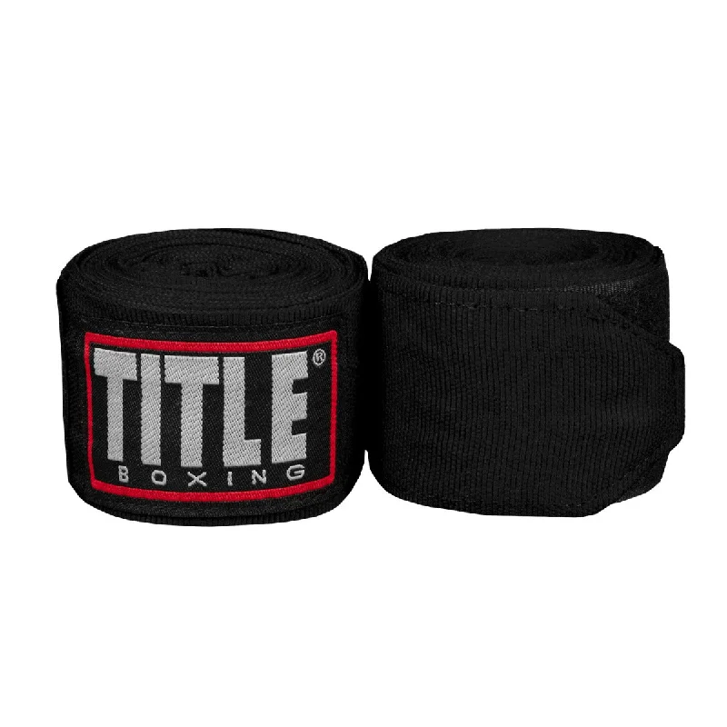 TITLE Boxing Fight Back Semi-Elastic Hand Wraps