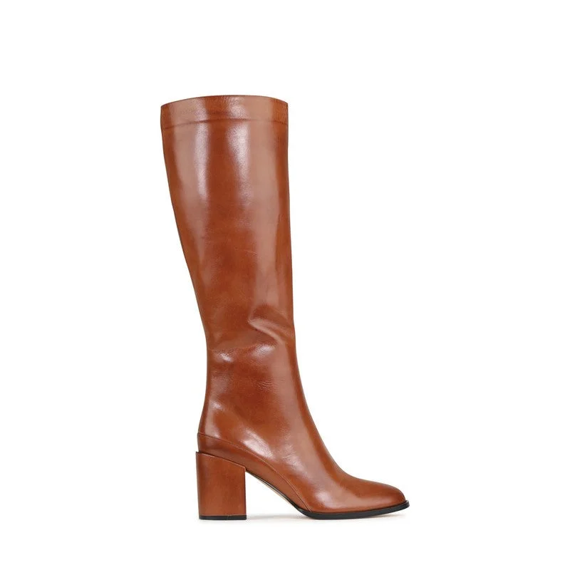 EOS Cashmere Brandy Knee High Boots