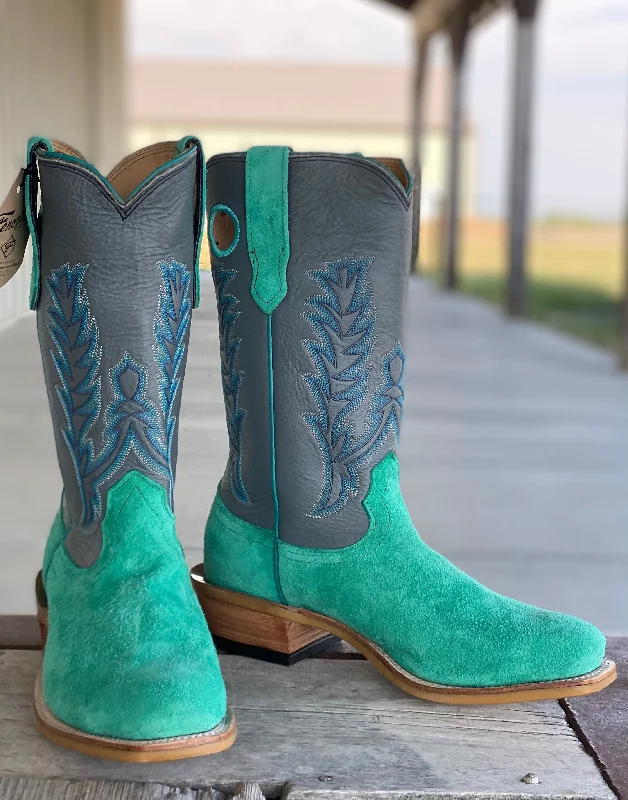 Fenoglio Boot Co. | Jade Moto Rough Out Boot