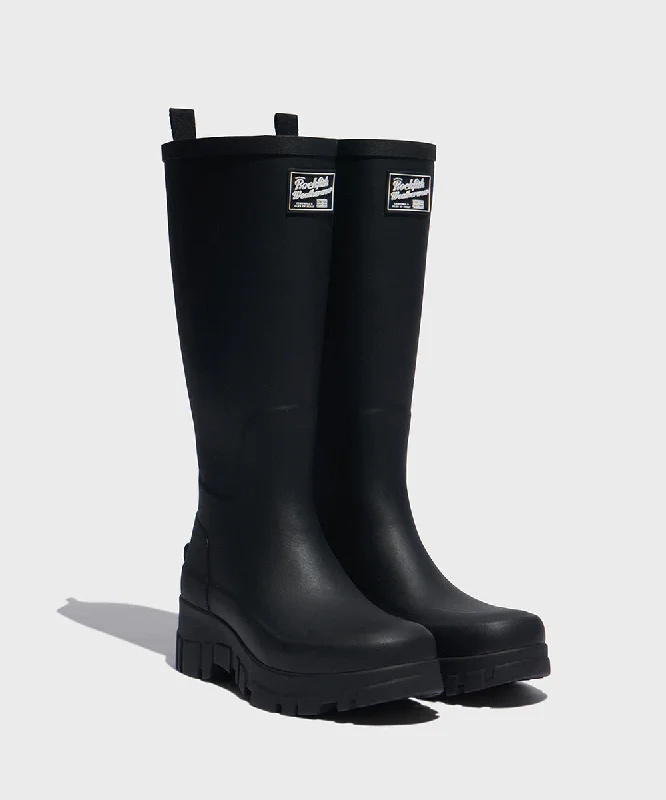 Flatform Rain Boots Long - Black