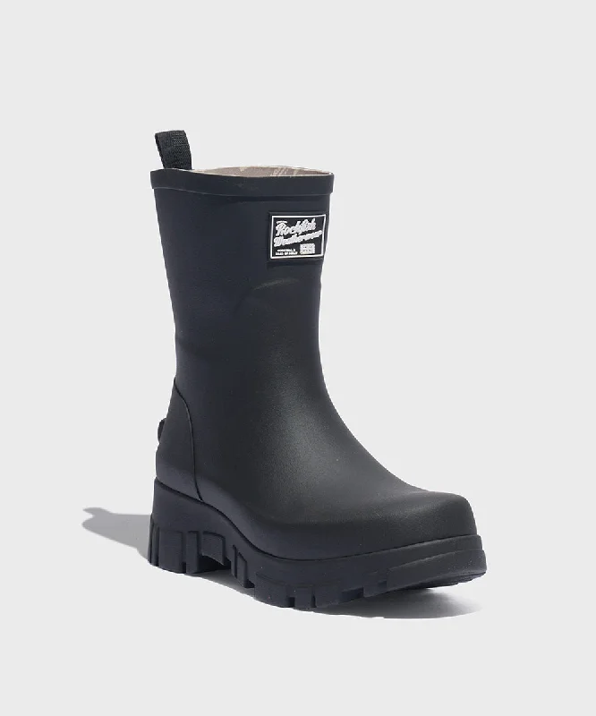 Flatform Rain Boots Middle - Black