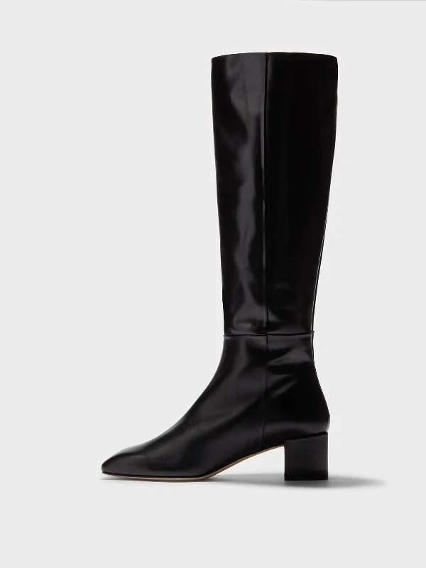 Laura Leather Knee-High Boots