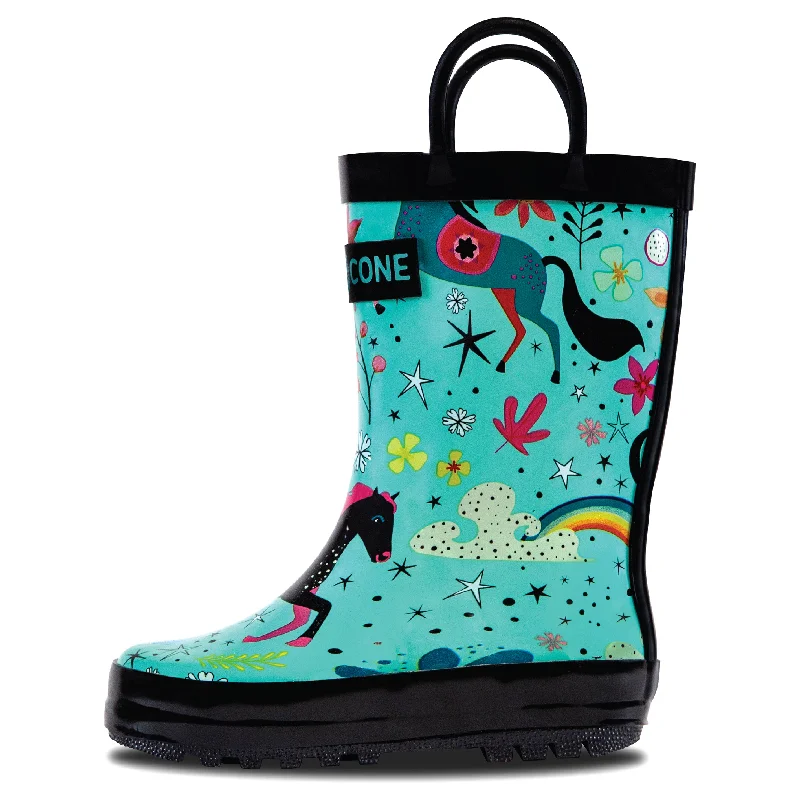 Moroccan Horses Rain Boots