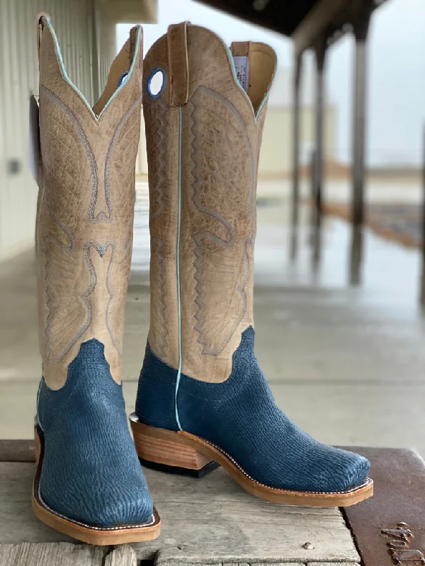 Olathe Boot Co.  | Blue Safari Shark Boot