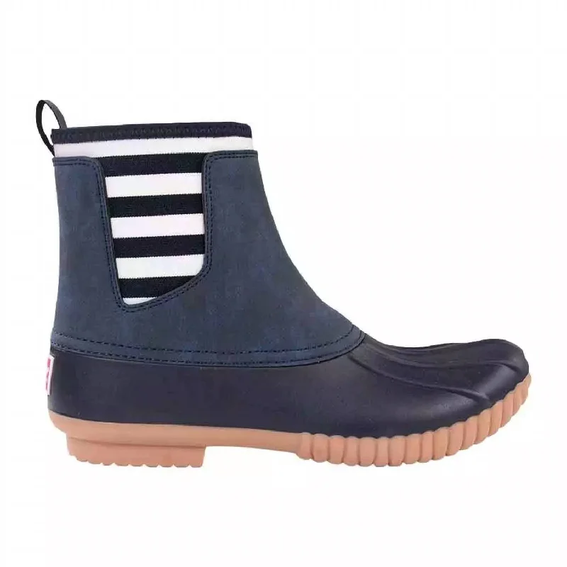 Women's Rainboots In Navy/white