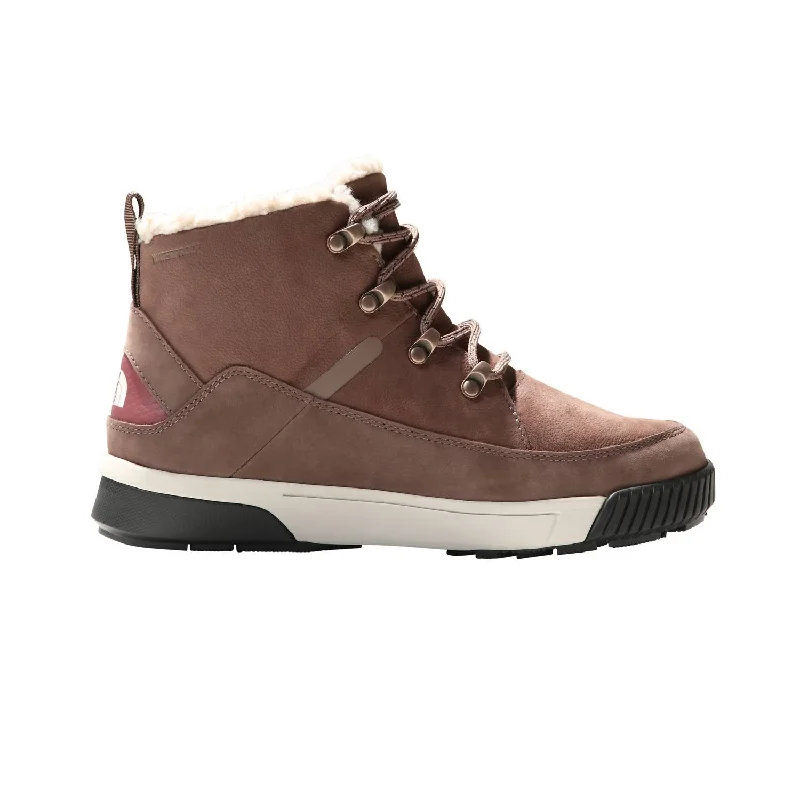 Women's Sierra Mid Lace Waterproof Shoes In Deep Taupe/wild Ginger