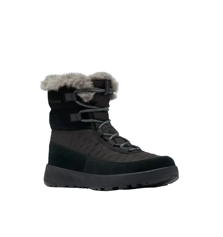 Women's Slopeside Peak Luxe Boots In Black Graphite